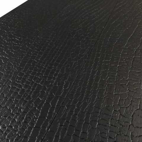 Rovere inciso carbonizzato nero